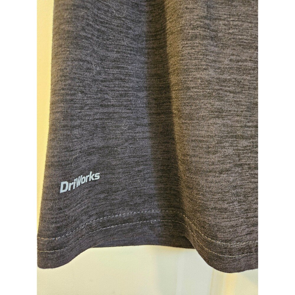Boys Size Large Dri-Works Tshirt Grey and Black 10-12 - Picture 3 of 6